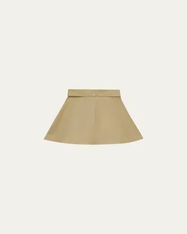 Burberry Girl's Katey Cotton Trench Skirt, Size -1 | Thumbnail 2 Burberry Girl's Katey Cotton Trench Skirt, Size -1 | Thumbnail 2