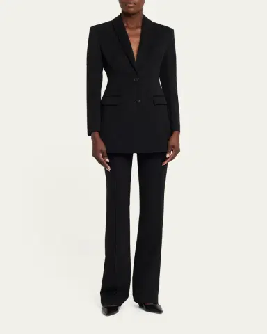 The Row Bettina Single-Breasted Slim Jacket | Thumbnail 2 The Row Bettina Single-Breasted Slim Jacket | Thumbnail 2