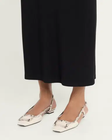 Roger Vivier Snakeskin-Embossed Trim Leather Slingback Pumps | Thumbnail 2 Roger Vivier Snakeskin-Embossed Trim Leather Slingback Pumps | Thumbnail 2