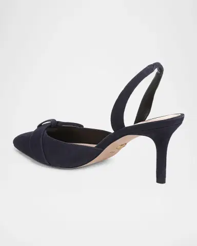 Veronica Beard 70mm Lenora Suede Slingback Pumps | Thumbnail 3 Veronica Beard 70mm Lenora Suede Slingback Pumps | Thumbnail 3