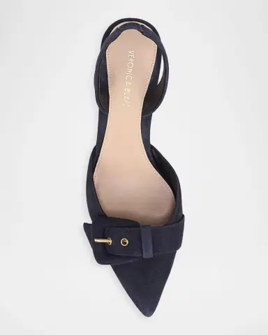 Veronica Beard 70mm Lenora Suede Slingback Pumps | Thumbnail 4 Veronica Beard 70mm Lenora Suede Slingback Pumps | Thumbnail 4