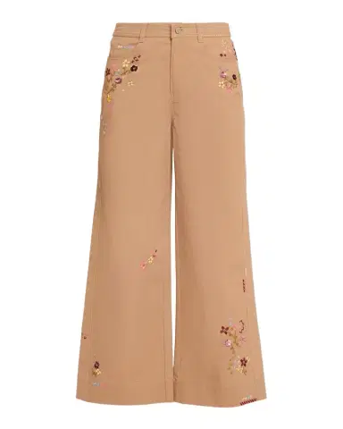 Cinq a Sept Flared Wildflower Embroidered Pants | Thumbnail 1 Cinq a Sept Flared Wildflower Embroidered Pants | Thumbnail 1