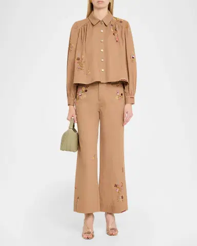 Cinq a Sept Wildflower Embroidered Jacket | Thumbnail 2 Cinq a Sept Wildflower Embroidered Jacket | Thumbnail 2
