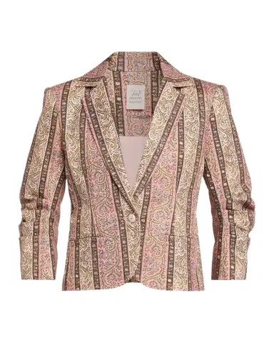 Cinq à Sept Pepper Paisley Single-Breasted Blazer | Thumbnail 1 Cinq à Sept Pepper Paisley Single-Breasted Blazer | Thumbnail 1