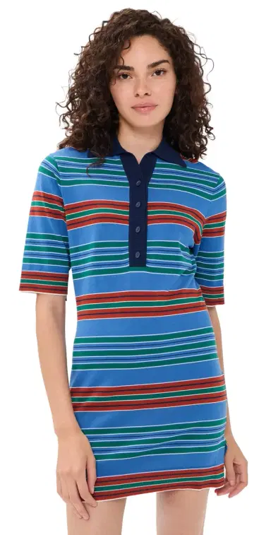 Faithfull Aldo Mini Dress Juan Stripe | Thumbnail 1 Faithfull Aldo Mini Dress Juan Stripe | Thumbnail 1