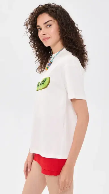 Never Fully Dressed Kiwi T-Shirt White | Thumbnail 4 Never Fully Dressed Kiwi T-Shirt White | Thumbnail 4