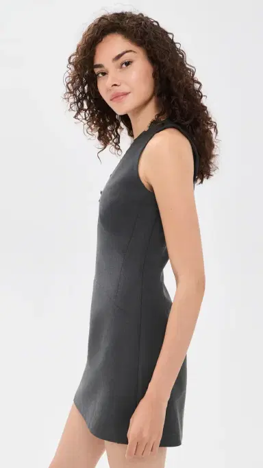 SIR. Mathias Tailored Mini Dress Slate | Thumbnail 4 SIR. Mathias Tailored Mini Dress Slate | Thumbnail 4