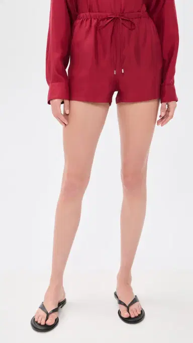 Comme Si Drawstring horts Deep Red | Thumbnail 2 Comme Si Drawstring horts Deep Red | Thumbnail 2