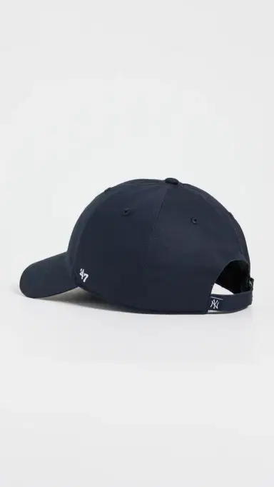 Sporty & Rich Yankees Krystal Cap Dark Navy/White One Size | Thumbnail 4 Sporty & Rich Yankees Krystal Cap Dark Navy/White One Size | Thumbnail 4
