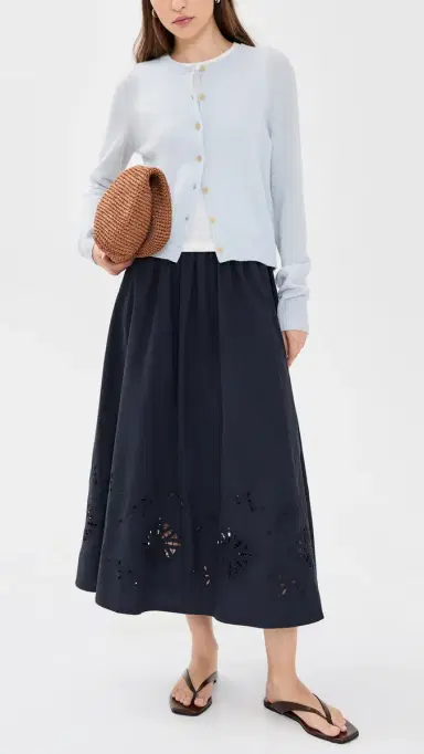 Jenni Kayne Broderie Lauren Skirt | Thumbnail 5 Jenni Kayne Broderie Lauren Skirt | Thumbnail 5