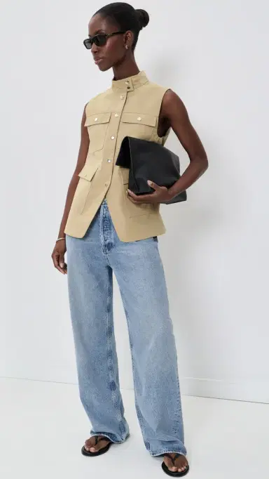 ALIGNE Winnie Pocket Vest Camel | Thumbnail 5 ALIGNE Winnie Pocket Vest Camel | Thumbnail 5