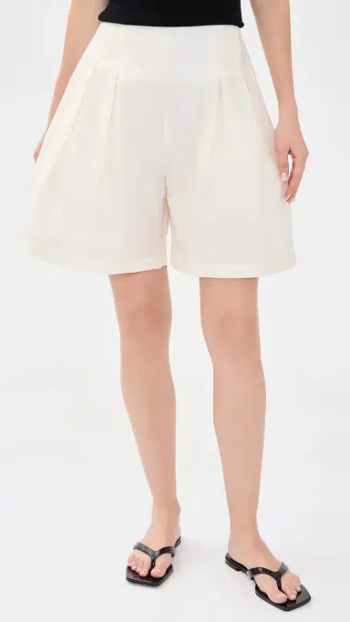 CHAN LUU Techno Taffeta Long Shorts Pearl 4 | Thumbnail 2 CHAN LUU Techno Taffeta Long Shorts Pearl 4 | Thumbnail 2