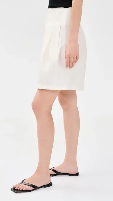 CHAN LUU Techno Taffeta Long Shorts Pearl 4 | Thumbnail 4 CHAN LUU Techno Taffeta Long Shorts Pearl 4 | Thumbnail 4