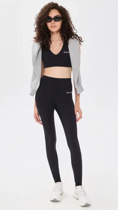 Sporty & Rich Signature ogo Full eggings Black White | Thumbnail 5 Sporty & Rich Signature ogo Full eggings Black White | Thumbnail 5