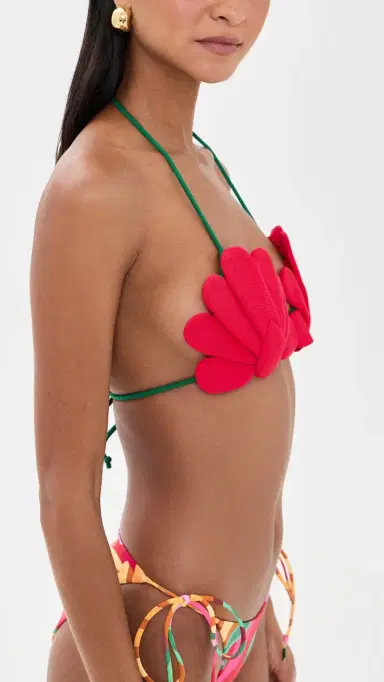FARM Rio Placed 3D Bikini Top Banana Queen | Thumbnail 4 FARM Rio Placed 3D Bikini Top Banana Queen | Thumbnail 4