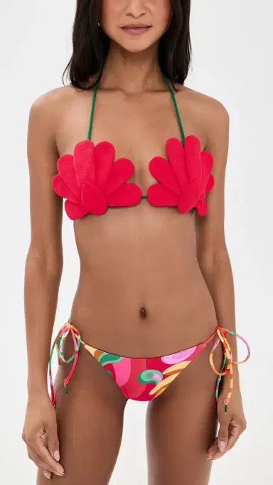 FARM Rio Placed 3D Bikini Top Banana Queen | Thumbnail 5 FARM Rio Placed 3D Bikini Top Banana Queen | Thumbnail 5
