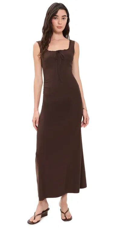 Hill House Home The Coraline Dress Chocolate | Thumbnail 1 Hill House Home The Coraline Dress Chocolate | Thumbnail 1