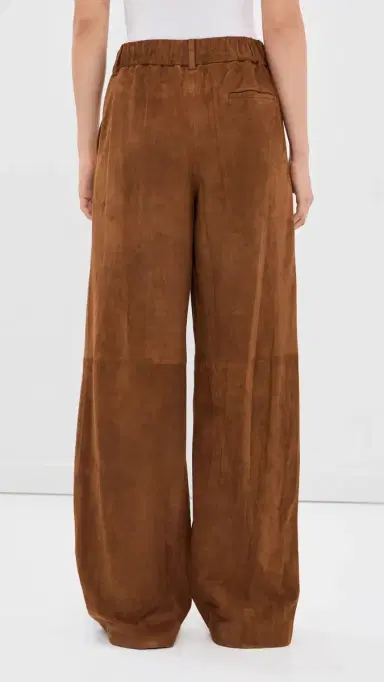 TWP Hudson St Pants In Featherweight Suede Cigar | Thumbnail 4 TWP Hudson St Pants In Featherweight Suede Cigar | Thumbnail 4