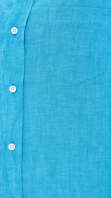 Frank & Eileen Classic inen Shirtdress Turquoise inen | Thumbnail 6 Frank & Eileen Classic inen Shirtdress Turquoise inen | Thumbnail 6