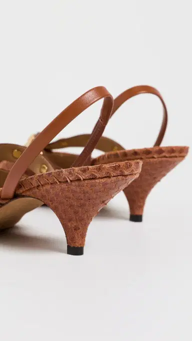 Ulla Johnson Vendome Studded Kitten Heels Nutmeg | Thumbnail 4 Ulla Johnson Vendome Studded Kitten Heels Nutmeg | Thumbnail 4