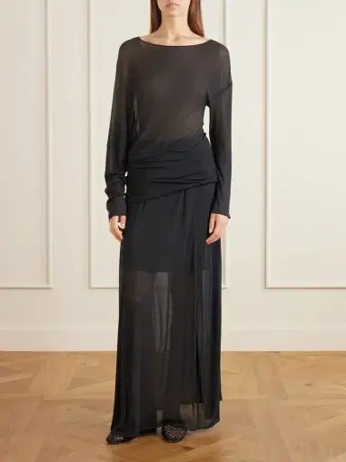 Ruohan Cocoon Cotton-voile Maxi Skirt | Thumbnail 2 Ruohan Cocoon Cotton-voile Maxi Skirt | Thumbnail 2