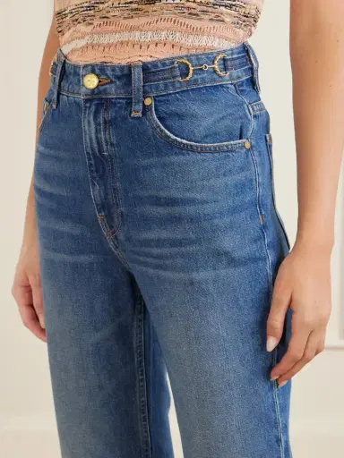 Ulla Johnson The Colette Embellished High-rise Straight-leg Jeans | Thumbnail 5 Ulla Johnson The Colette Embellished High-rise Straight-leg Jeans | Thumbnail 5