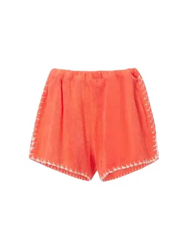 Terry Puesto Estate Crochet-trimmed Organic Cotton-terry Shorts | Thumbnail 1 Terry Puesto Estate Crochet-trimmed Organic Cotton-terry Shorts | Thumbnail 1