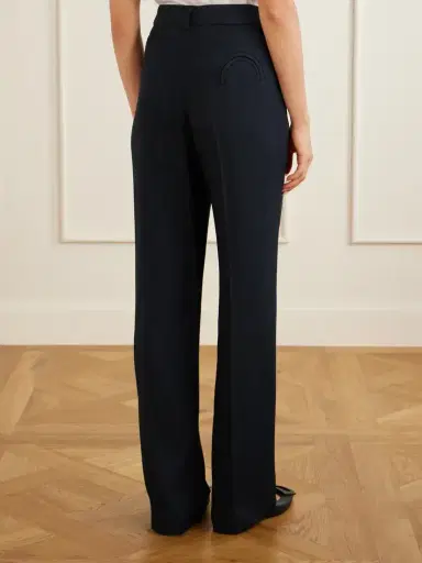 Blazé Milano Lundy Crepe Straight-leg Pants | Thumbnail 4 Blazé Milano Lundy Crepe Straight-leg Pants | Thumbnail 4