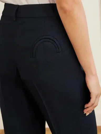 Blazé Milano Lundy Crepe Straight-leg Pants | Thumbnail 5 Blazé Milano Lundy Crepe Straight-leg Pants | Thumbnail 5