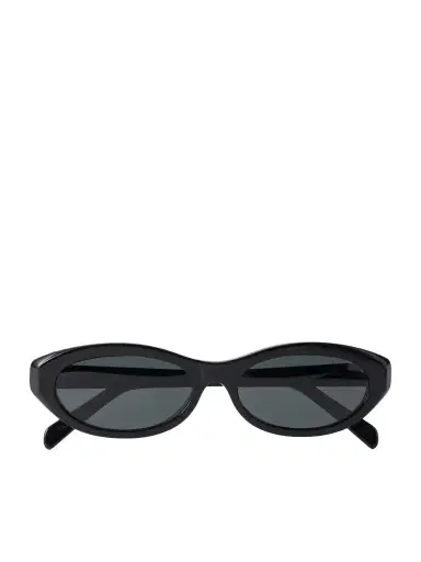 CELINE Eyewear Triomphe Mini Oval-frame Acetate Sunglasses | Thumbnail 1 CELINE Eyewear Triomphe Mini Oval-frame Acetate Sunglasses | Thumbnail 1