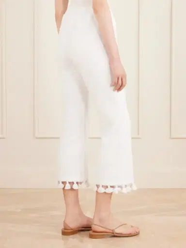 Cap d’Antibes Morgane Cotton-terry Straight-leg Pants | Thumbnail 4 Cap d’Antibes Morgane Cotton-terry Straight-leg Pants | Thumbnail 4
