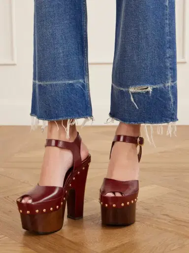 Chloé Meret Leather Platform Sandals | Thumbnail 2 Chloé Meret Leather Platform Sandals | Thumbnail 2