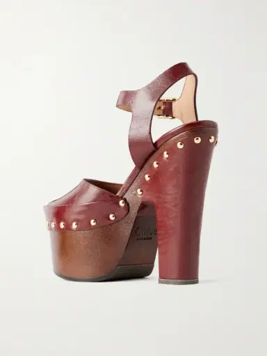 Chloé Meret Leather Platform Sandals | Thumbnail 3 Chloé Meret Leather Platform Sandals | Thumbnail 3