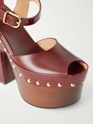 Chloé Meret Leather Platform Sandals | Thumbnail 5 Chloé Meret Leather Platform Sandals | Thumbnail 5
