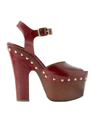 Chloé Meret Leather Platform Sandals | Thumbnail 1 Chloé Meret Leather Platform Sandals | Thumbnail 1