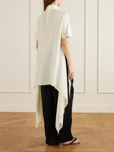 Alaïa Asymmetric Cady Blouse | Thumbnail 3 Alaïa Asymmetric Cady Blouse | Thumbnail 3