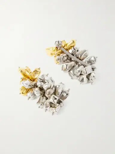 Dries Van Noten Silver And Gold-tone Earrings | Thumbnail 3 Dries Van Noten Silver And Gold-tone Earrings | Thumbnail 3
