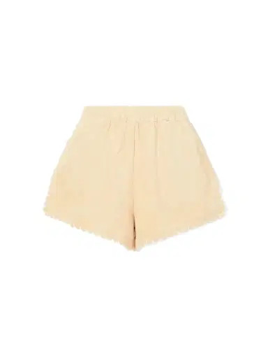 Terry Puesto Estate Crochet-trimmed Organic Cotton-terry Shorts | Thumbnail 1 Terry Puesto Estate Crochet-trimmed Organic Cotton-terry Shorts | Thumbnail 1