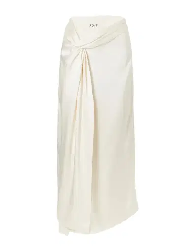 RÓHE Draped Satin Midi Wrap Skirt | Thumbnail 1 RÓHE Draped Satin Midi Wrap Skirt | Thumbnail 1