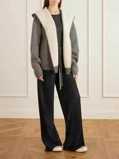 Rick Owens Reversible Knitted Wool-blend Cardigan | Thumbnail 2 Rick Owens Reversible Knitted Wool-blend Cardigan | Thumbnail 2