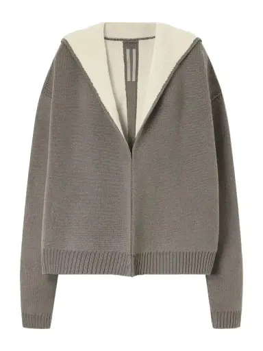 Rick Owens Reversible Knitted Wool-blend Cardigan | Thumbnail 1 Rick Owens Reversible Knitted Wool-blend Cardigan | Thumbnail 1