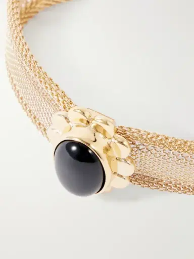 Isabel Marant Hanae Gold-tone Sodalite Bracelet | Thumbnail 4 Isabel Marant Hanae Gold-tone Sodalite Bracelet | Thumbnail 4