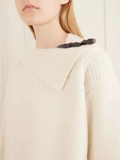 Isabel Marant Thais Button-detailed Ribbed Alpaca-blend Sweater | Thumbnail 5 Isabel Marant Thais Button-detailed Ribbed Alpaca-blend Sweater | Thumbnail 5