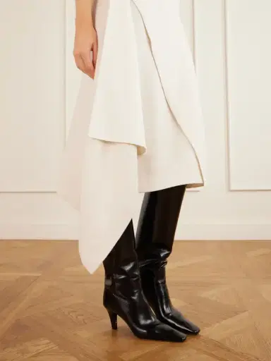 Lanvin Draped Wool-blend Turtleneck Midi Dress | Thumbnail 5 Lanvin Draped Wool-blend Turtleneck Midi Dress | Thumbnail 5