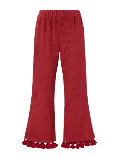 Cap d’Antibes Morgane Cotton-terry Straight-leg Pants | Thumbnail 1 Cap d’Antibes Morgane Cotton-terry Straight-leg Pants | Thumbnail 1