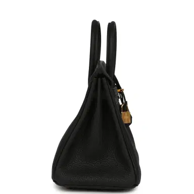 HERMÈS Hermes Birkin 25 Black Togo Gold Hardware | Thumbnail 3 HERMÈS Hermes Birkin 25 Black Togo Gold Hardware | Thumbnail 3