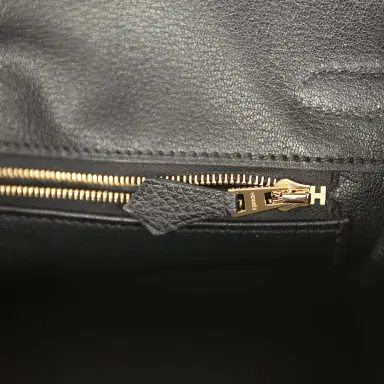 HERMÈS Hermes Birkin 25 Black Togo Gold Hardware | Thumbnail 9 HERMÈS Hermes Birkin 25 Black Togo Gold Hardware | Thumbnail 9