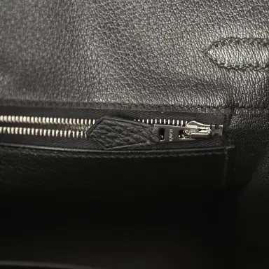 HERMÈS Hermes Birkin 25 Black Togo Palladium Hardware | Thumbnail 9 HERMÈS Hermes Birkin 25 Black Togo Palladium Hardware | Thumbnail 9
