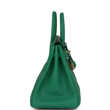 HERMÈS Hermes Birkin 25 Vert Vertigo Togo Gold Hardware | Thumbnail 3 HERMÈS Hermes Birkin 25 Vert Vertigo Togo Gold Hardware | Thumbnail 3