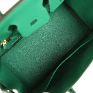HERMÈS Hermes Birkin 25 Vert Vertigo Togo Gold Hardware | Thumbnail 8 HERMÈS Hermes Birkin 25 Vert Vertigo Togo Gold Hardware | Thumbnail 8